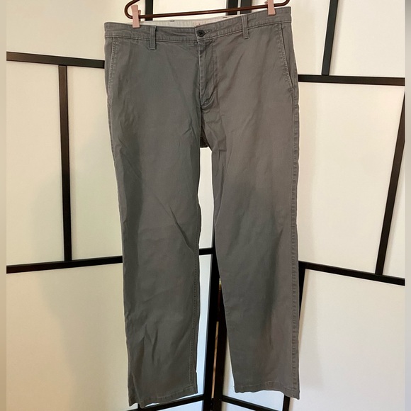 Dockers Mens Long Grey Pant - Picture 1 of 8